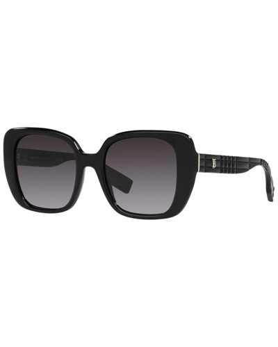 Shop Burberry Women's Helena 52mm Sunglasses In Black