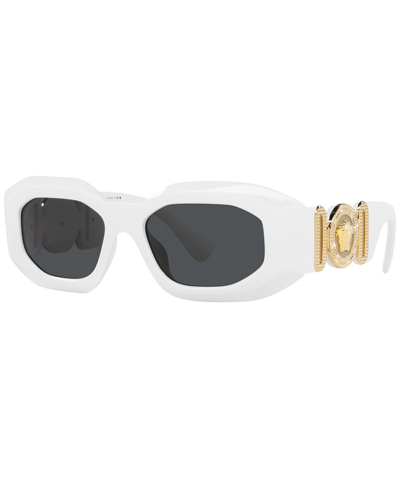 Shop Versace Women's Ve4425u 54mm Sunglasses In White