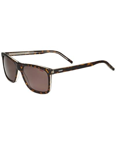 Shop Hugo Boss Men's Hg 1003 56mm Sunglasses In Brown