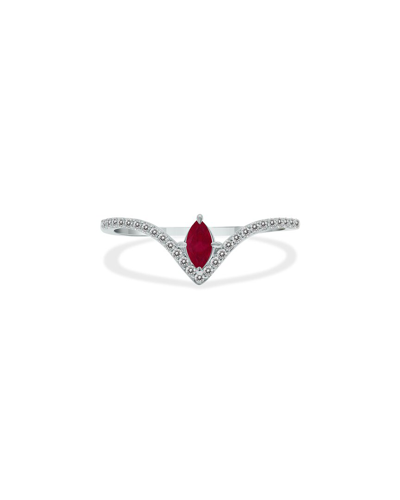 Shop Gem Spark 14k 0.27 Ct. Tw. Diamond & Ruby Ring