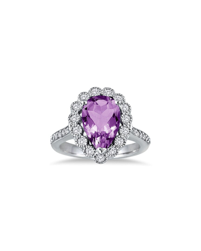 Shop Gem Spark 14k 5.41 Ct. Tw. Diamond & Amethyst Ring