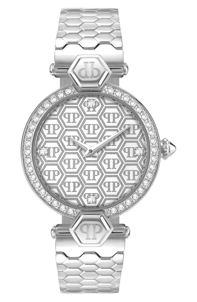 Shop Philipp Plein Plein Couture Watch, 32mm In Stainless Steel