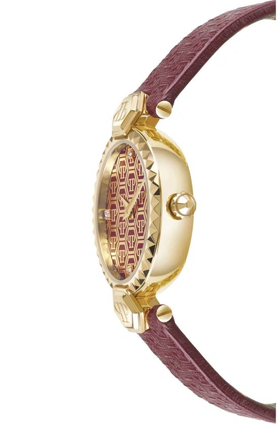 Philipp Plein Plein Couture Watch, 32mm In Ip Yellow Gold