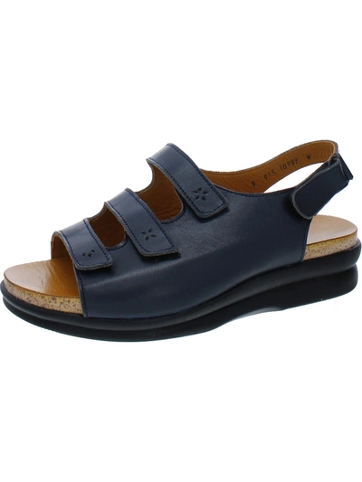 Shop Barefoot Freedom Bonita Womens Leather Open Toe Slingback Sandals In Multi