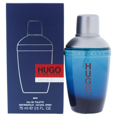 Shop Hugo Boss Hugo Dark Blue By  For Men - 2.5 oz Edt Spray