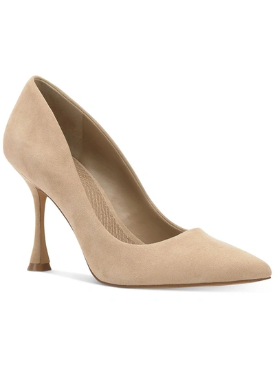 Shop Vince Camuto Cadie Womens Padded Insole Stilleto Pumps In Beige