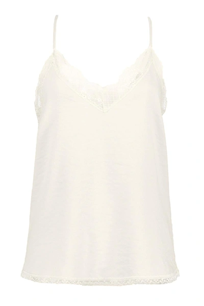 Bishop + Young Ultra Violet Lotus Cami Top In Blanc In White