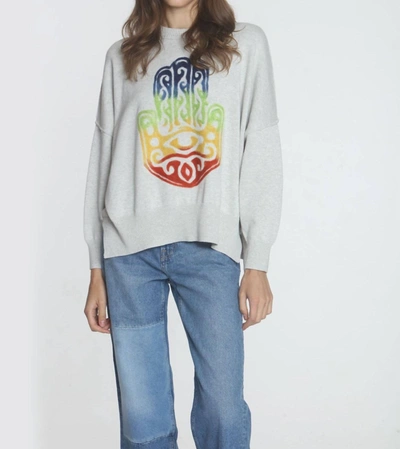 Shop Label+thread Karma Sweatshirt In Pumice Hand In Multi