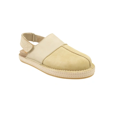 Shop Jacquemus Cream Slingback Les Mules Ble Slippers In Beige