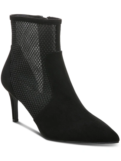 Shop Alfani Womens Pointed Toe Dressy Booties In Black