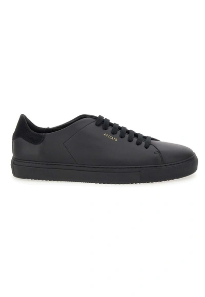 Shop Axel Arigato "clean90" Leather Sneakers In Black