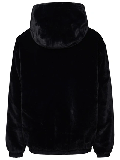 Shop Moose Knuckles Borden Bunny Jacket In Black Polyester