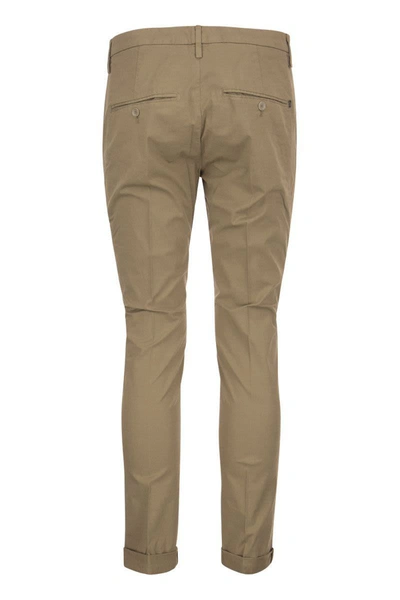 Shop Dondup Gaubert - Slim-fit Trousers In Beige
