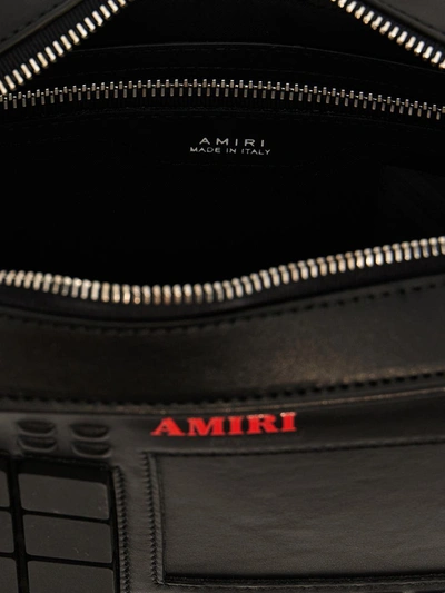 Shop Amiri 'drum Machine' Crossbody Bag In Black