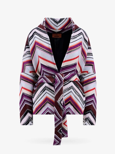 Shop Missoni Jacket In Multicolor