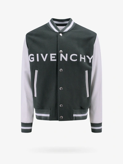 Shop Givenchy Jacket In Green