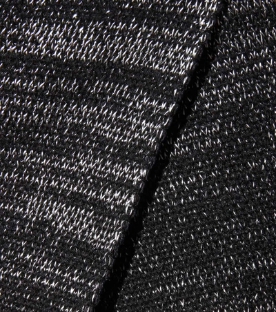 Shop Isabel Marant Cashlin Wool And Linen-blend Skirt In Black