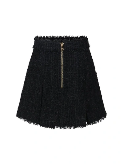 Shop Balmain Skirts In Noir