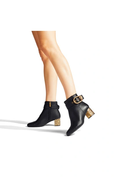 Shop Kurt Geiger Mayfair Block Heel Bootie In Black