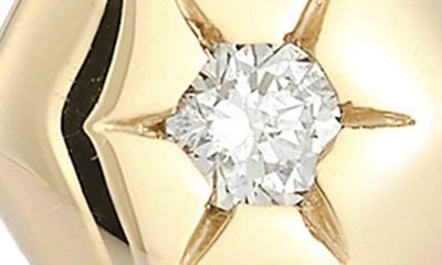 Dana Rebecca Designs Cynthia Rose Starburst Disc Studs In Yellow Gold