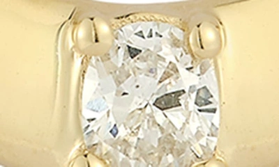 Shop Dana Rebecca Designs Mikaela Estelle Diamond Crescent Pendant Necklace In Yellow Gold