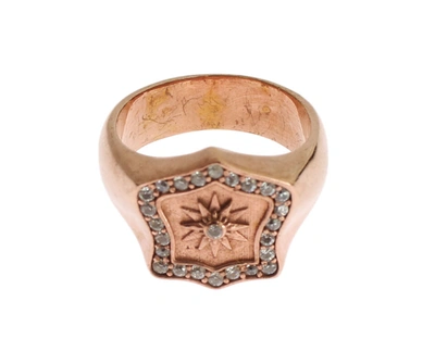 Shop Nialaya Pink Gold 925 Silver Authentic Clear Women's Ring