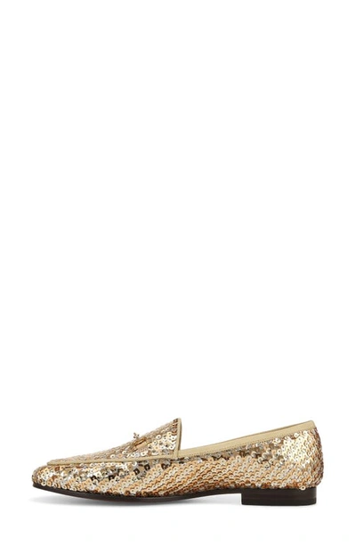 Shop Sam Edelman Loraine Sequin Loafer In Gold Multi