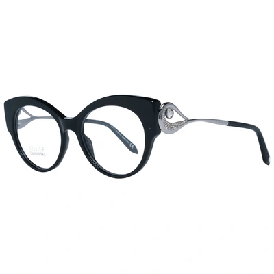 Shop Atelier Swarovski Black Women Optical Frames