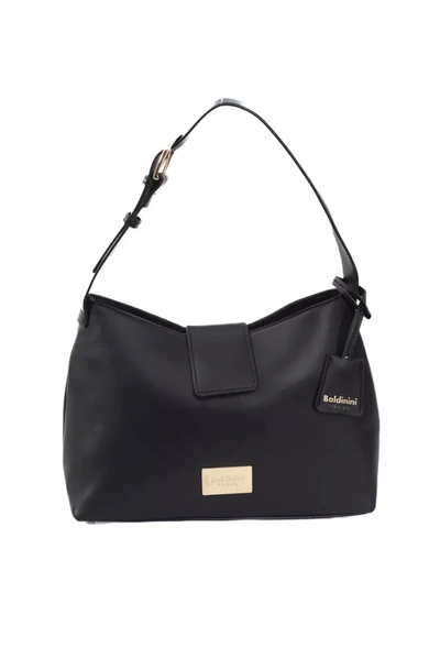 Shop Baldinini Trend Black Polyuretane Handbag