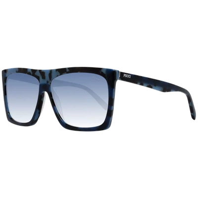 Shop Emilio Pucci Blue Women Sunglasses