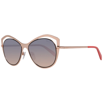 Shop Emilio Pucci Rose Gold Women Sunglasses