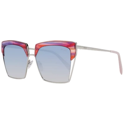 Shop Emilio Pucci Silver Women Sunglasses