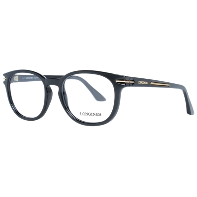 Shop Longines Black Unisex Optical Frames