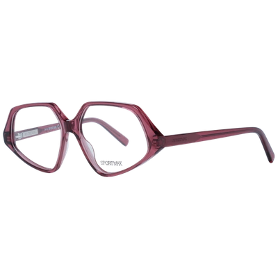 Shop Sportmax Burgundy Women Optical Frames