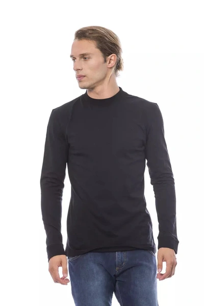 Shop Verri Black Cotton Sweater