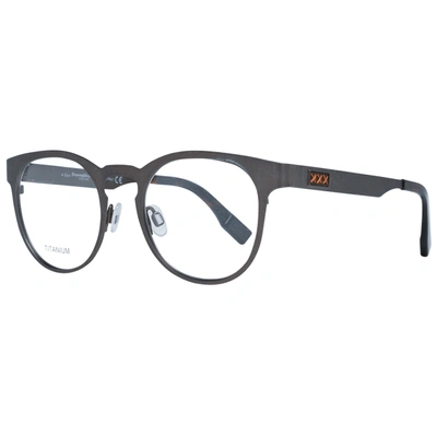 Shop Zegna Couture Gray Men Optical Frames