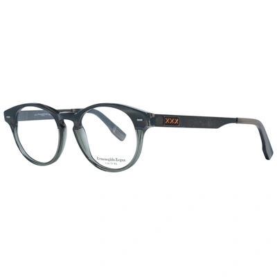 Shop Zegna Couture Gray Men Optical Frames