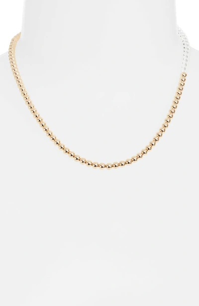 Shop Jenny Bird Pia Beaded Necklace In Gold/ Clear