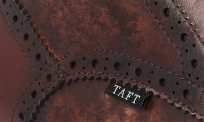 Shop Taft 365 Leather Wingtip Boot In Espresso