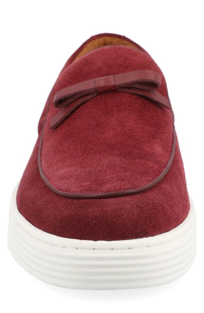 Shop Taft 365 Suede Loafer In Cherry