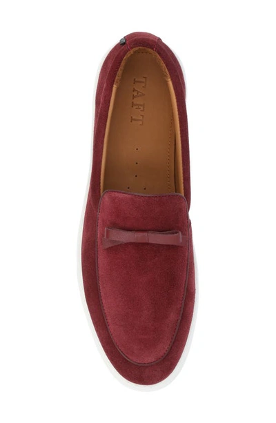 Shop Taft 365 Suede Loafer In Cherry