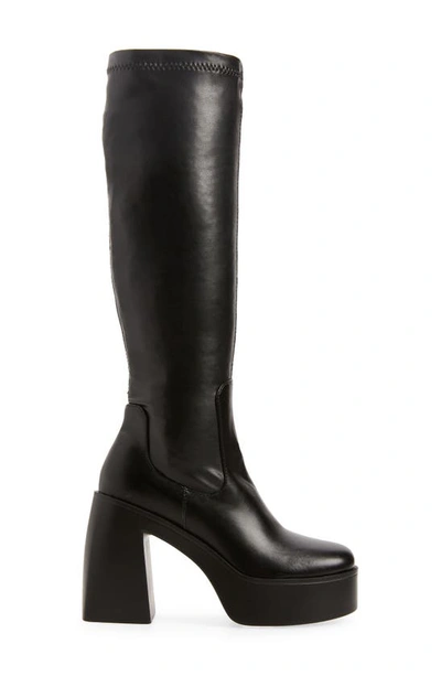 Azalea Wang Nashla Knee High Platform Boot In Black