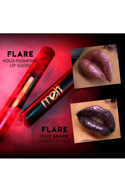Melt Cosmetics Rebel Holo Plumping Lip Gloss In Flare