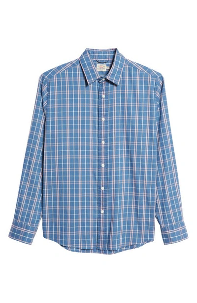Shop Faherty The Movement Plaid Button-up Shirt In Shore Point Plaid