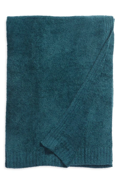Shop Barefoot Dreams Cozychic™ Light Essential Throw Blanket In Midnight Teal