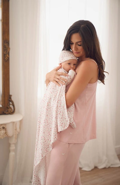 Petite Plume Pima Cotton Baby Blanket In Dorset Floral