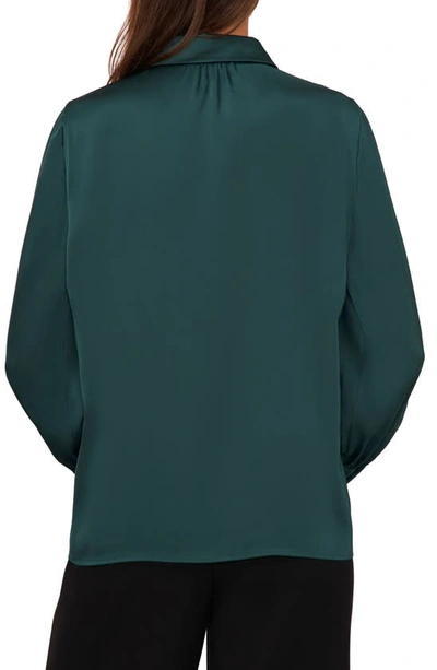 Halogen Button-up Shirt In June Bug Green