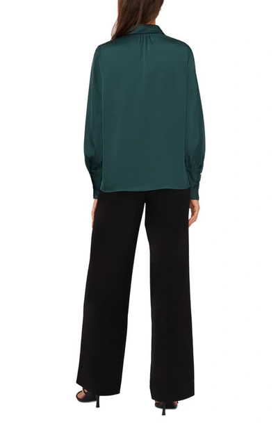 Halogen Button-up Shirt In June Bug Green