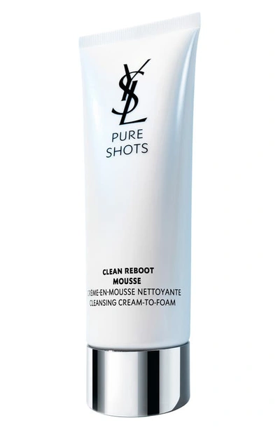 Shop Saint Laurent Pure Shots Clean Reboot Mousse Cleanser