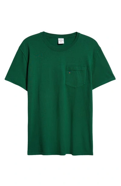 Shop Noah Core Logo Pocket T-shirt In Spartan Green